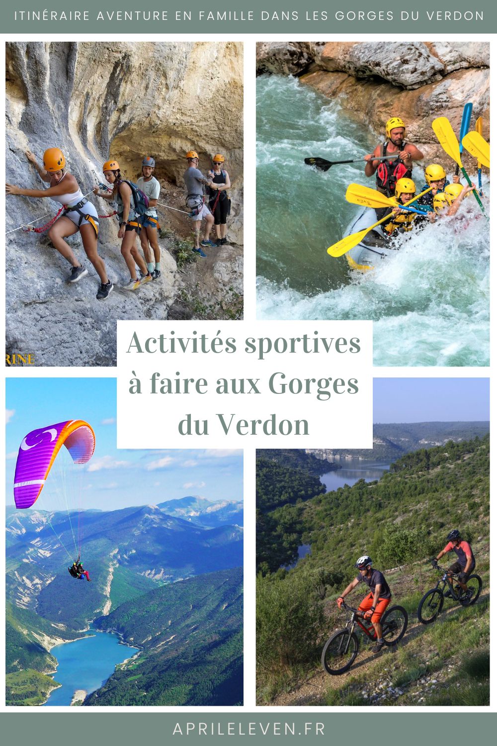 Itinéraire aventure en famille dans les Gorges du Verdon